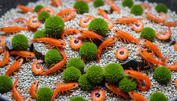 Nourritures pour crevettes d'aquarium : guide complet pour un régime équilibré